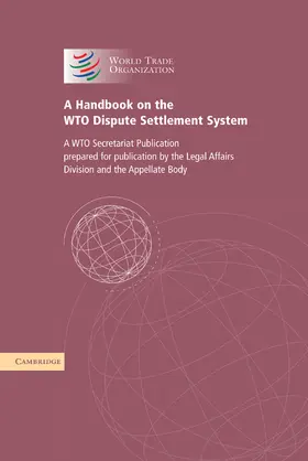  A Handbook on the WTO Dispute Settlement System | Buch |  Sack Fachmedien