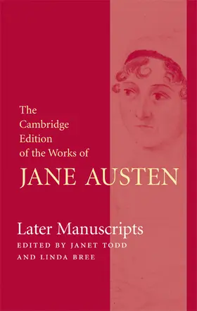 Austen / Todd / Bree |  Later Manuscripts | Buch |  Sack Fachmedien
