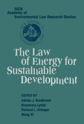 Bradbrook / Lyster / Ottinger |  The Law of Energy for Sustainable Development | Buch |  Sack Fachmedien