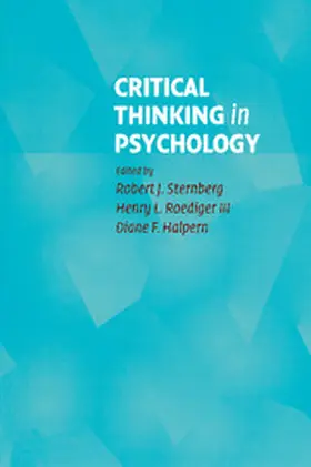 Sternberg / Roediger III / Halpern | Critical Thinking in Psychology | Buch | 978-0-521-84589-2 | sack.de
