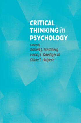 Sternberg / Roediger III / Halpern | Critical Thinking in Psychology | Buch | sack.de