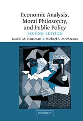 Hausman / McPherson |  Economic Analysis, Moral Philosophy and Public Policy | Buch |  Sack Fachmedien