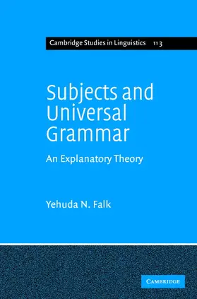 Falk |  Subjects and Universal Grammar | Buch |  Sack Fachmedien