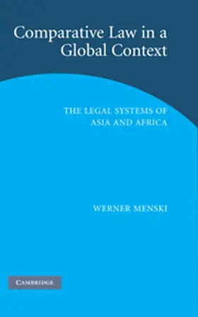 Menski |  Comparative Law in a Global Context | Buch |  Sack Fachmedien