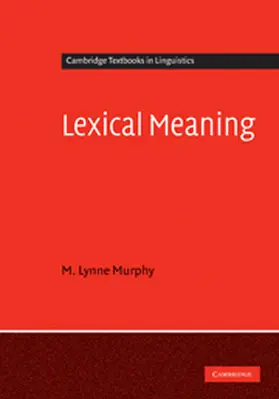 Murphy |  Lexical Meaning | Buch |  Sack Fachmedien