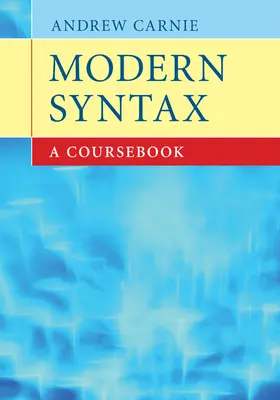 Carnie |  Modern Syntax | Buch |  Sack Fachmedien