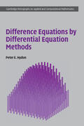 Hydon |  Difference Equations by Differential Equation Methods | Buch |  Sack Fachmedien