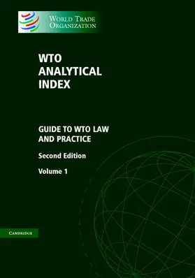  WTO Analytical Index 2 Volume Hardback Set | Buch |  Sack Fachmedien