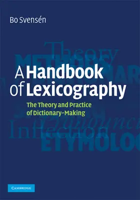 Svensén |  A Handbook of Lexicography | Buch |  Sack Fachmedien