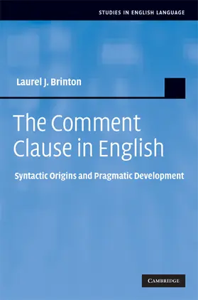 Brinton | The Comment Clause in English | Buch | 978-0-521-88673-4 | www.sack.de