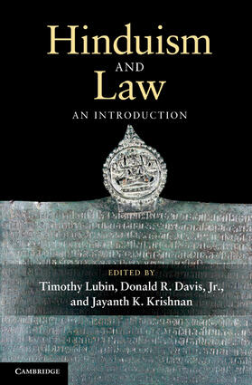 Davis Jr / Lubin / Krishnan | Hinduism and Law | Buch | 978-0-521-88786-1 | sack.de