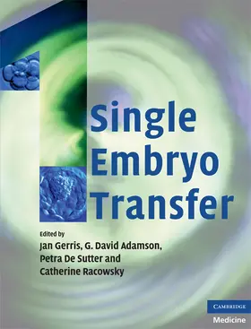 Gerris / Adamson / De Sutter |  Single Embryo Transfer | Buch |  Sack Fachmedien