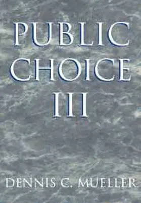 Mueller |  Public Choice III | Buch |  Sack Fachmedien