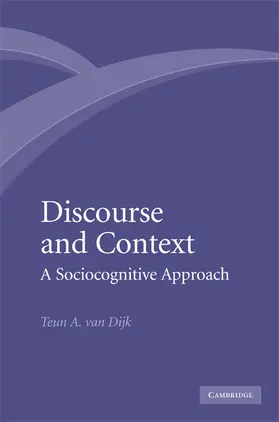 Van Dijk |  Discourse and Context | Buch |  Sack Fachmedien