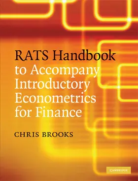 Brooks |  RATS Handbook to Accompany Introductory Econometrics for Finance | Buch |  Sack Fachmedien