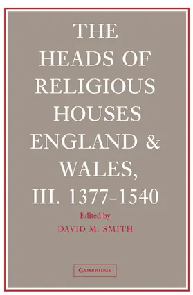 Brooke / Knowles / London |  The Heads of Religious Houses 3 Volume Hardback Set | Buch |  Sack Fachmedien