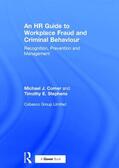 Stephens / Comer |  An HR Guide to Workplace Fraud and Criminal Behaviour | Buch |  Sack Fachmedien
