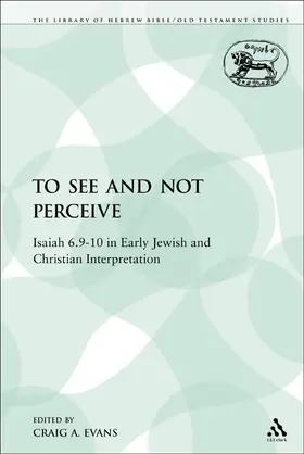 Evans |  To See and Not Perceive | Buch |  Sack Fachmedien