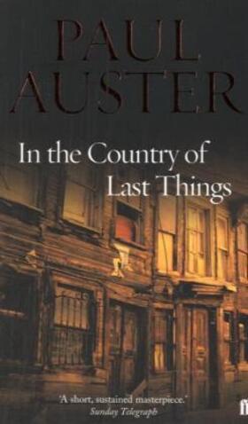 Auster |  In the Country of Last Things | Buch |  Sack Fachmedien