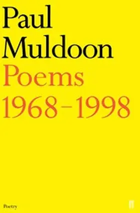 Muldoon |  Poems 1968-1998 | eBook | Sack Fachmedien