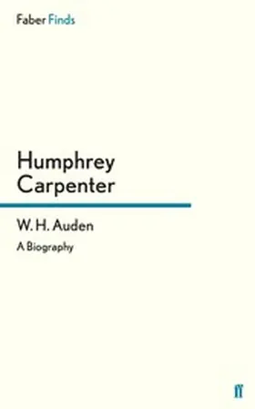 Carpenter |  W. H. Auden | eBook | Sack Fachmedien