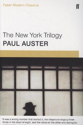 Auster |  The New York Trilogy | Buch |  Sack Fachmedien