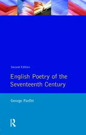 Parfitt |  English Poetry of the Seventeenth Century | Buch |  Sack Fachmedien