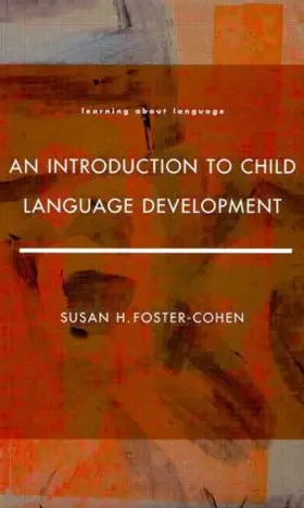 Cohen |  An Introduction to Child Language Development | Buch |  Sack Fachmedien