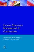 Langford / Fellows / Hancock |  Human Resources Management in Construction | Buch |  Sack Fachmedien