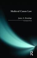 Brundage |  Medieval Canon Law | Buch |  Sack Fachmedien
