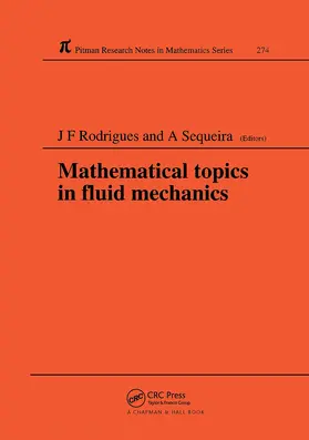 Rodrigues / Sequeira |  Mathematical Topics in Fluid Mechanics | Buch |  Sack Fachmedien