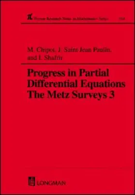 Chipot / Paulin / Shafrir |  Progress in Partial Differential Equations | Buch |  Sack Fachmedien