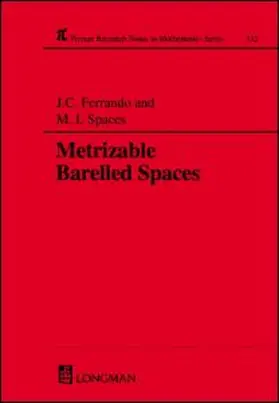 Ferrando / Pellicer / Ruiz |  Metrizable Barrelled Spaces | Buch |  Sack Fachmedien