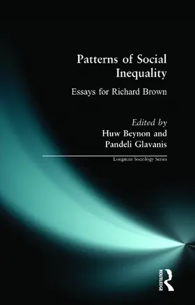 Beynon / Glavanis |  Patterns of Social Inequality | Buch |  Sack Fachmedien