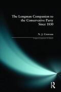 Crowson |  The Longman Companion to the Conservative Party | Buch |  Sack Fachmedien