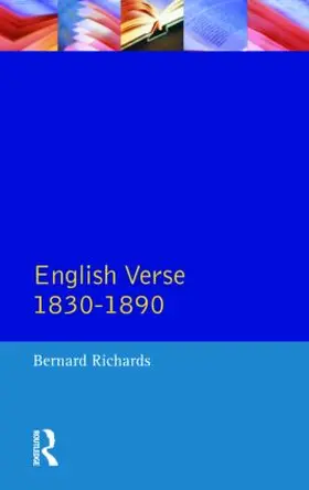 Richards / Fowler |  English Verse 1830 - 1890 | Buch |  Sack Fachmedien