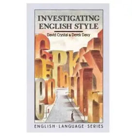 Crystal / Davy |  Investigating English Style | Buch |  Sack Fachmedien