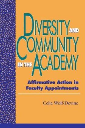 Wolf-Devine |  Diversity and Community in the Academy | eBook | Sack Fachmedien