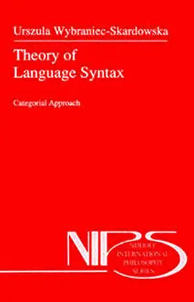 Wybraniec-Skardowska |  Theory of Language Syntax | eBook | Sack Fachmedien