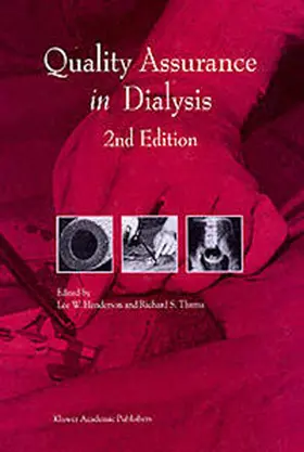 Henderson / Thuma | Quality Assurance in Dialysis | E-Book | sack.de