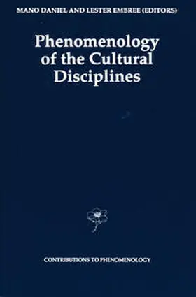 Daniel / Embree |  Phenomenology of the Cultural Disciplines | eBook | Sack Fachmedien