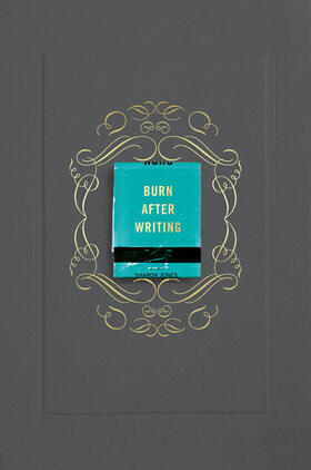 Jones |  Burn After Writing (Gray) | Buch |  Sack Fachmedien