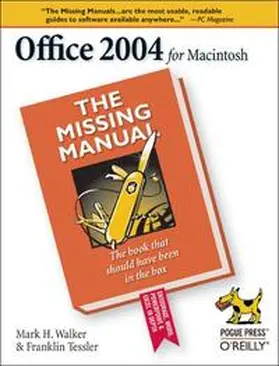 Walker / Holt Walker / Tessler | Office 2004 for Macintosh | Buch | 978-0-596-00820-8 | www.sack.de