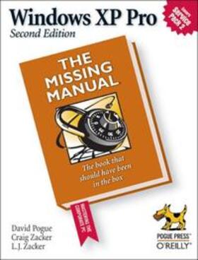 Pogue / Zacker | Windows XP Pro: The Missing Manual | Buch | 978-0-596-00898-7 | sack.de