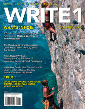 Kemper / Meyer / Rys |  Write1 (with Basic Writing Coursemate Printed Access Card) | Buch |  Sack Fachmedien