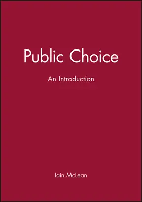 McLean |  Public Choice | Buch |  Sack Fachmedien