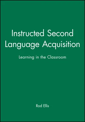 Ellis |  Instructed Second Language Acquisition | Buch |  Sack Fachmedien