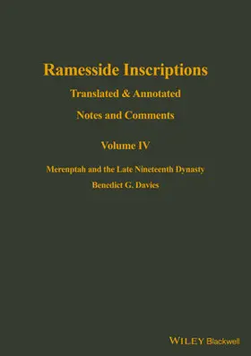 Davies |  Ramesside Inscriptions | Buch |  Sack Fachmedien
