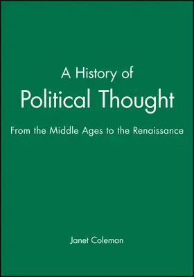 Coleman |  Political Thought | Buch |  Sack Fachmedien