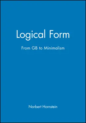 Hornstein |  Logical Form | Buch |  Sack Fachmedien